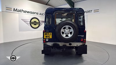 Lot 458 - 2003 LAND ROVER DEFENDER 90 TD5 COUNTY