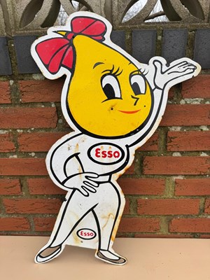 Lot 753 - MRS DRIP ESSO ENAMEL REPRO SIGN 29" X 18"