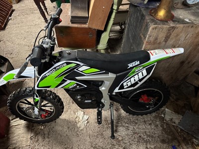 Lot 147 - CHILDS XTM 580 BATTERY MOTOR CROSS BIKE