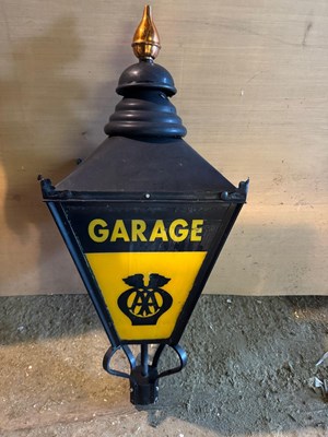 Lot 183 - AA GARAGE STYLE LAMP 45" X 16"