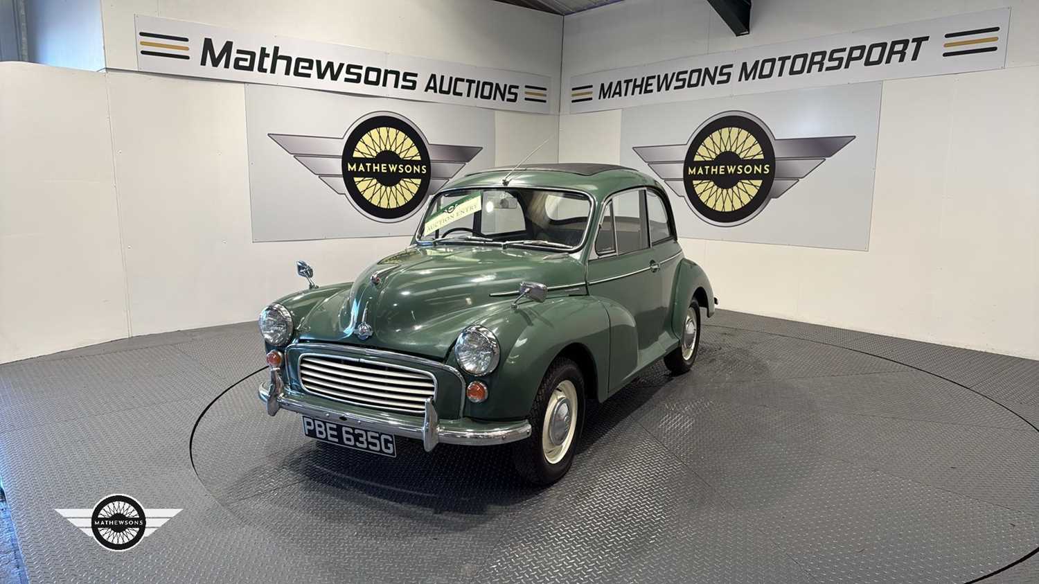 Lot 214 - 1969 MORRIS MINOR 1000