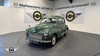 Lot 214 - 1969 MORRIS MINOR 1000