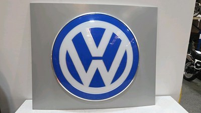 Lot 315 - VW ROUNDALL SIGN 44" x 36"