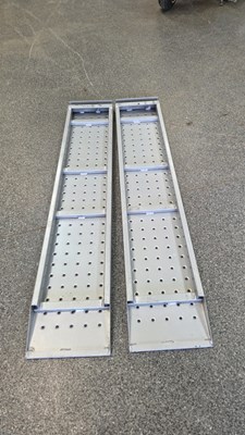 Lot 41 - RHINO RECOVERY LOADING RAMPS-HEAVY DUTY SWL 3 TON PER PAIR 5 FT LONG