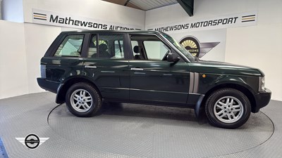 Lot 21 - 2003 LAND ROVER RANGE ROVER HSE TD6 AUTO
