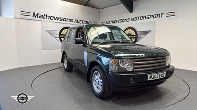 Lot 21 - 2003 LAND ROVER RANGE ROVER HSE TD6 AUTO