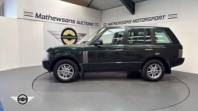 Lot 21 - 2003 LAND ROVER RANGE ROVER HSE TD6 AUTO