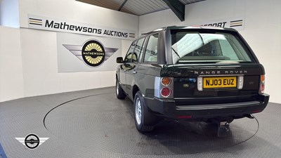 Lot 21 - 2003 LAND ROVER RANGE ROVER HSE TD6 AUTO
