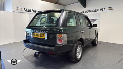 Lot 21 - 2003 LAND ROVER RANGE ROVER HSE TD6 AUTO