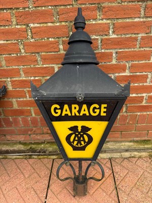 Lot 407 - AA GARAGE STYLE LAMP 44" TALL