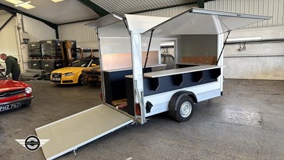 Lot 228 - CONVERTED HORSE TRAILER INTO DRINKS TRAILER