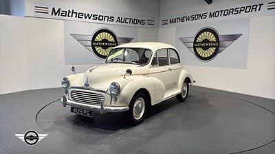 Lot 404 - 1963 MORRIS MINOR 1000