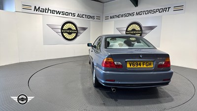Lot 396 - 1999 BMW 318 CI