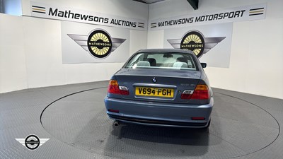 Lot 396 - 1999 BMW 318 CI