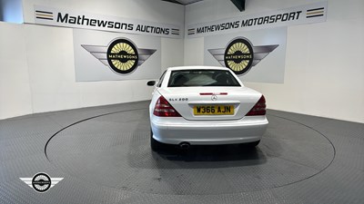 Lot 258 - 2000 MERCEDES SLK 200 KOMPRESSOR