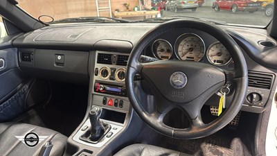 Lot 258 - 2000 MERCEDES SLK 200 KOMPRESSOR
