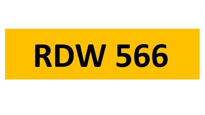 Lot 884 - REGISTRATION ON RETENTION - RDW 566