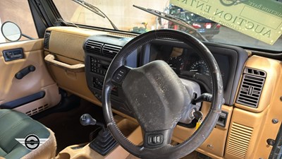 Lot 360 - 1999 JEEP WRANGLER 4.0 SAHARA