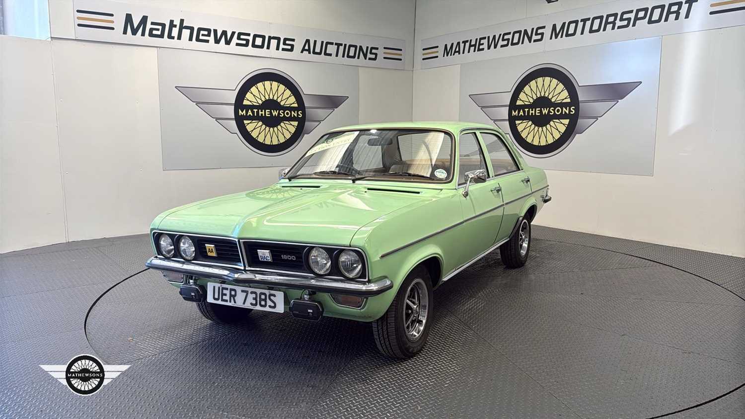 Lot 342 - 1978 VAUXHALL VIVA 1800 GLS AUTO