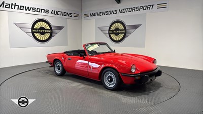 Lot 73 - 1976 TRIUMPH SPITFIRE 1500