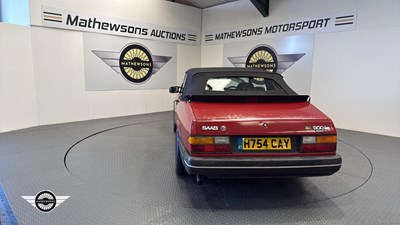 Lot 614 - 1990 SAAB 900 I 16V CONVERTIBLE