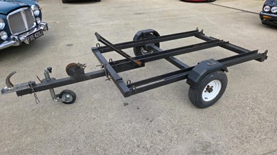 Lot 831 - SINGLE MOTOR CYCLE TRAILER