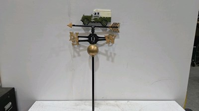 Lot 813 - LANDROVER WEATHER VANE