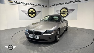 Lot 786 - 2003 BMW Z4 2.5I AUTO
