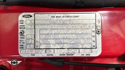 Lot 762 - 1993 FORD ESCORT RS 2000