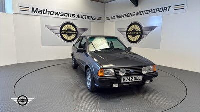 Lot 832 - 1985 FORD ESCORT XR3I