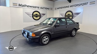 Lot 832 - 1985 FORD ESCORT XR3I