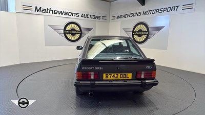 Lot 832 - 1985 FORD ESCORT XR3I