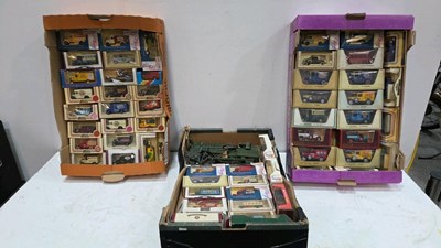 Lot 647 - QUANTITY OF BOXED CORGI CARS/ TRUCKS & MILITARY MODELS
