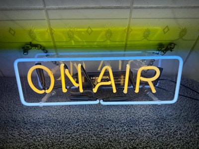 Lot 507 - ON AIR NEON SIGN