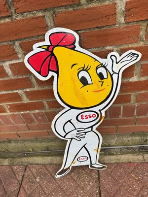Lot 421 - MRS DRIP REPRO ENAMEL SIGN 30" X 18"