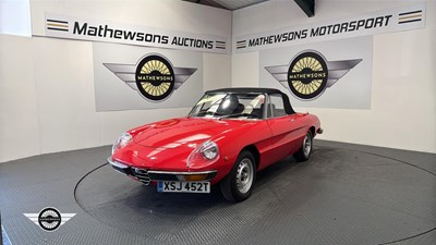 Lot 899 - 1978 ALFA ROMEO 2000 SPIDER VELOCE