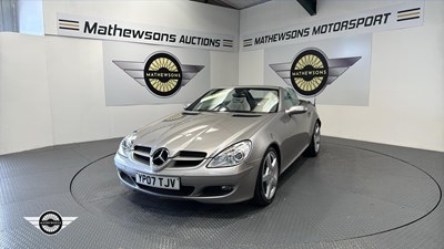 Lot 12 - 2007 MERCEDES SLK 200 KOMPRESSOR AUTO