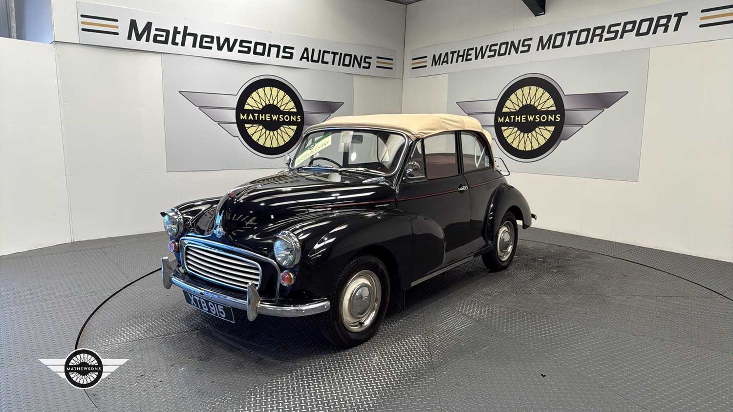 Lot 98 - 1955 MORRIS MINOR CONVERTIBLE