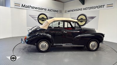 Lot 98 - 1955 MORRIS MINOR CONVERTIBLE