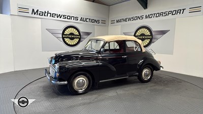 Lot 98 - 1955 MORRIS MINOR CONVERTIBLE