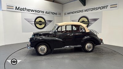 Lot 98 - 1955 MORRIS MINOR CONVERTIBLE