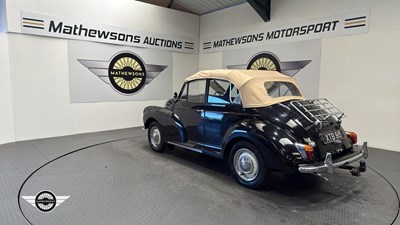Lot 98 - 1955 MORRIS MINOR CONVERTIBLE