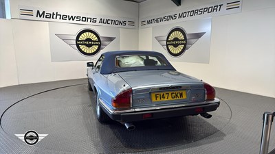 Lot 608 - 1989 JAGUAR XJ-S CONVERTIBLE AUTO