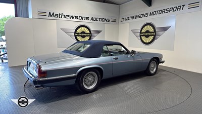 Lot 608 - 1989 JAGUAR XJ-S CONVERTIBLE AUTO
