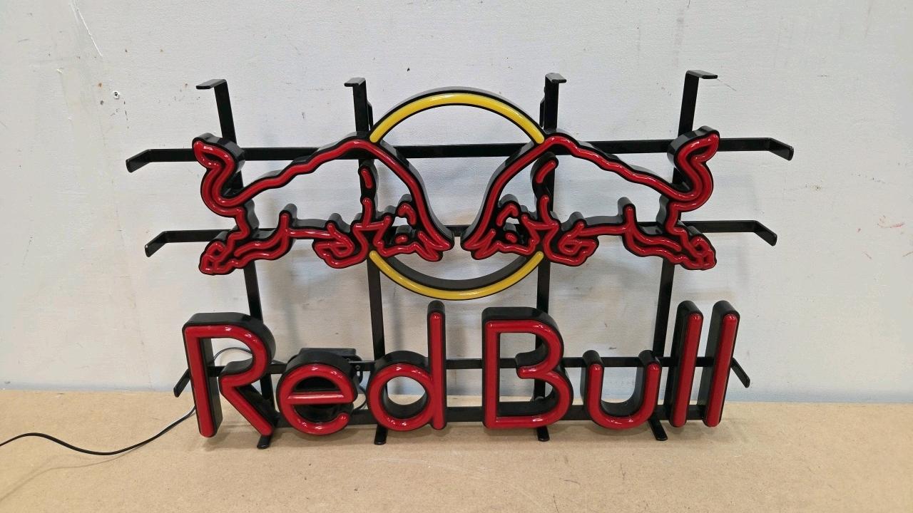 Lot 27 - RED BULL NEON LIGHT UP SIGN 22