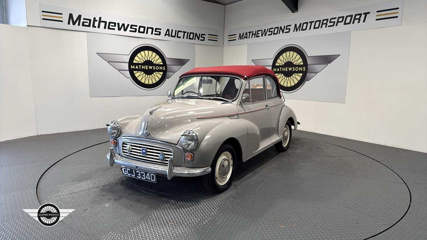 Lot 490 - 1966 MORRIS MINOR 1000