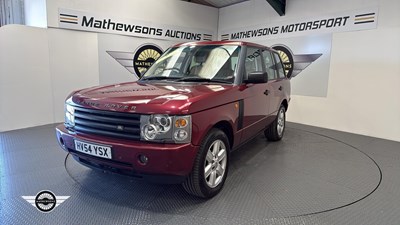 Lot 432 - 2004 LAND ROVER RANGE ROVER VOGUE V8 AUTO