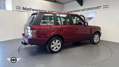 Lot 432 - 2004 LAND ROVER RANGE ROVER VOGUE V8 AUTO
