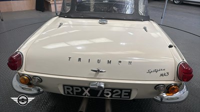 Lot 518 - 1967 TRIUMPH SPITFIRE