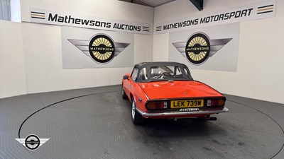 Lot 596 - 1980 TRIUMPH SPITFIRE 1500